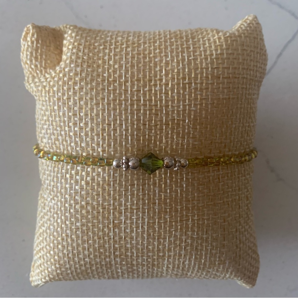 Unique Sterling Silver Beaded Bracelet by LIZZdezigns
